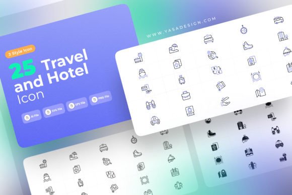 A Modern Icon Toolkit for Travel and Hospitality Projects
