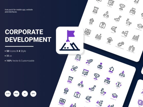 A Professional's Assessment of the Corporate Development Icon Pack