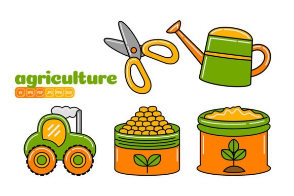 Agriculture Vector Pack 08: Your Creative Toolkit for Modern Design