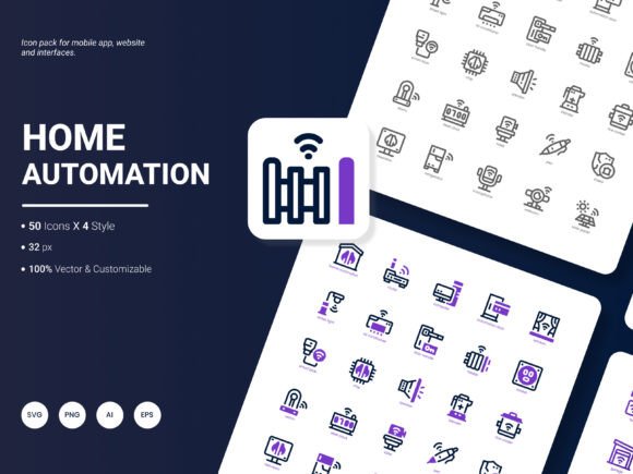 Boost Your Projects with a Home Automation Icon Set