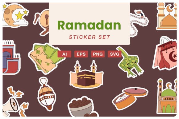 Evaluating the Ramadan Kareem Sticker Set for Professional Design Projects