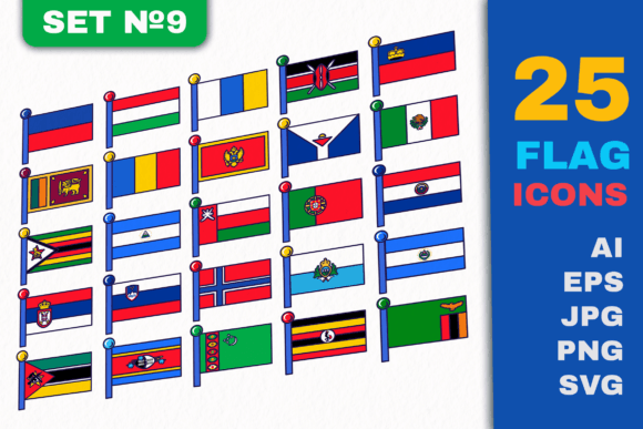 Harnessing the World: A Deep Dive into Flat Outline Flag Icons for Global Communication