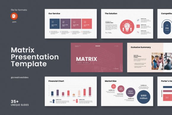 Matrix PowerPoint Template: A Modern Tool for Professional Presentations