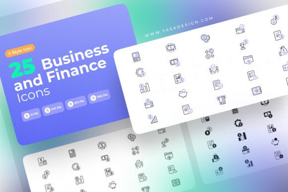 The Essential Finance Icons Set for Modern Professionals