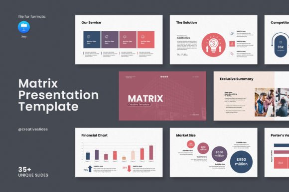 The Matrix Keynote Template: Elevating Your Professional Presentations