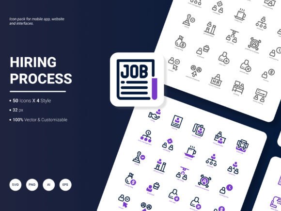 Understanding Icon Packs: How a Hiring Process Icon Set Elevates Your Visual Communication