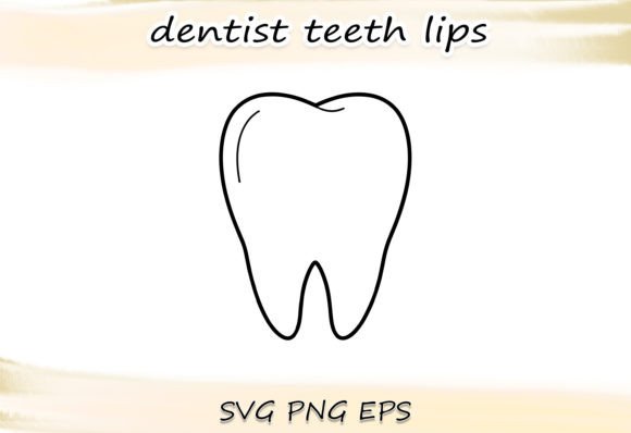 Unlocking Design Precision: The Power of Single Tooth SVG Illustration 2